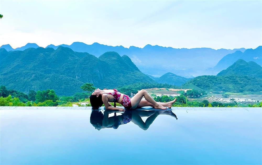 Vóc dáng đáng ngưỡng mộ của vợ trẻ Vượng Râu dù đã 5 con-5