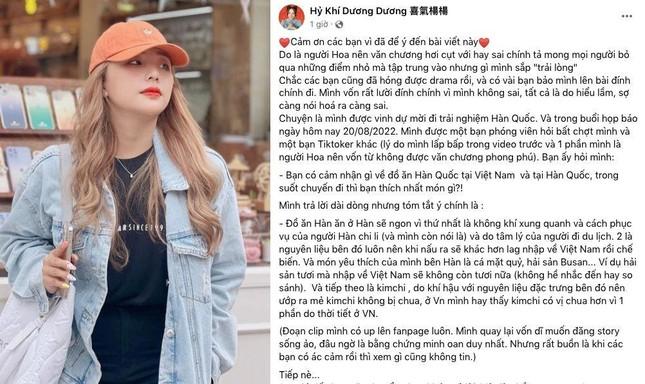 Nữ TikToker xin lỗi vụ không ăn được cá Việt Nam nhưng khen cá Hàn Quốc-2