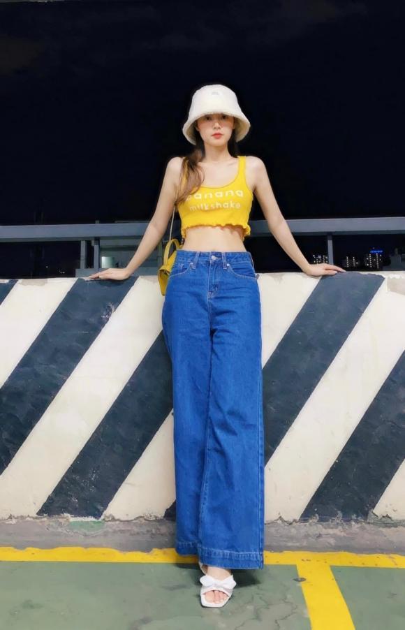 Để giữ eo 54 cm, Midu khoe dáng khá nhọc ở phòng tập-9