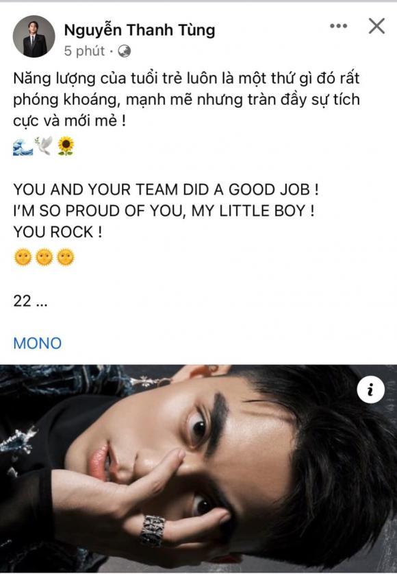 Ngó lơ netizen, Sơn Tùng vẫn lên tút ủng hộ em trai hết mực-2