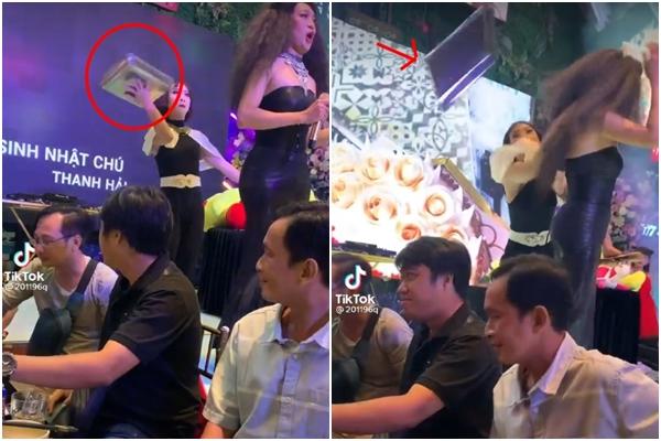 Dắt người yêu đi shopping, cô gái đau bụng tặng nguyên bãi tại cửa hàng-5