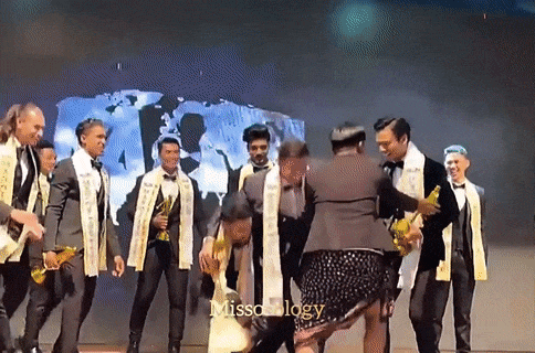 Tân Man Of The Year 2022 ngã dúi dụi vì bạn thi chơi trội-7