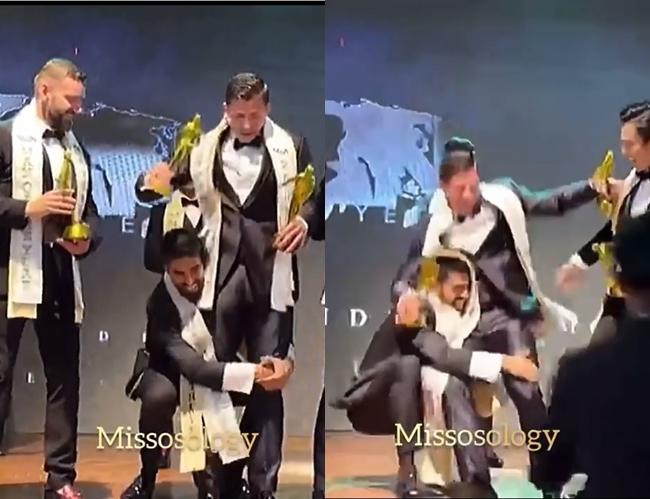 Tân Man Of The Year 2022 ngã dúi dụi vì bạn thi chơi trội-4