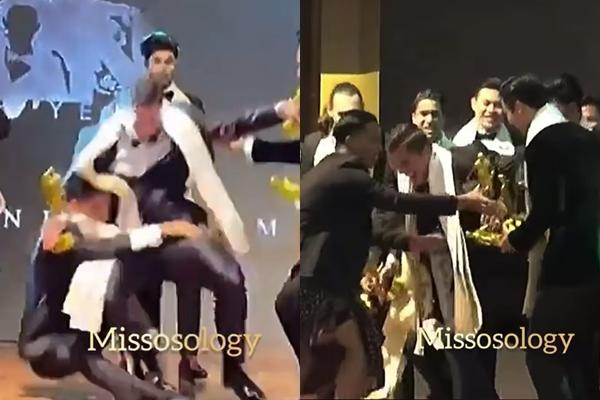 Tân Man Of The Year 2022 ngã dúi dụi vì bạn thi chơi trội-5