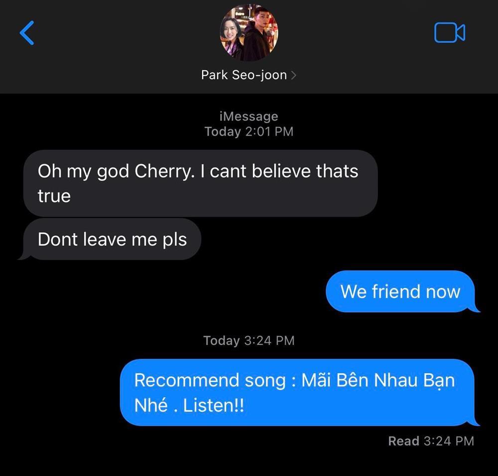 Diệu Nhi khoe tin nhắn được idol xứ Hàn chúc mừng kết hôn-4