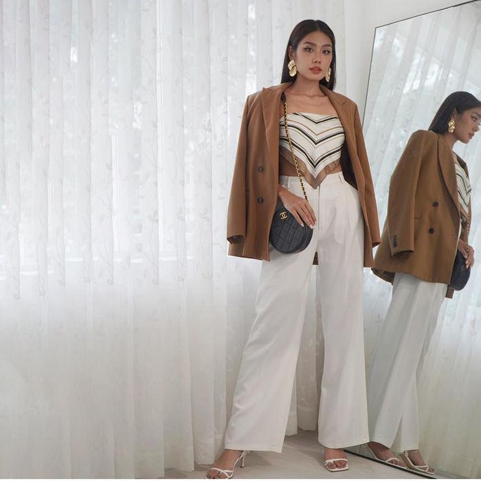 Học Á hậu Thảo Nhi mix đồ sặc mùi nữ chủ tịch quyền lực-1