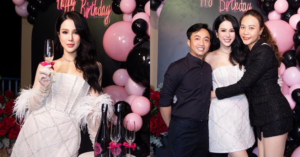 Cường Đô La bé tí khi đứng cạnh Diệp Lâm Anh và bà xã-4