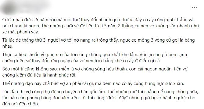 Vợ khiến chồng lao lực vì đêm nào cũng hừng hực khí thế bắt trả bài-1