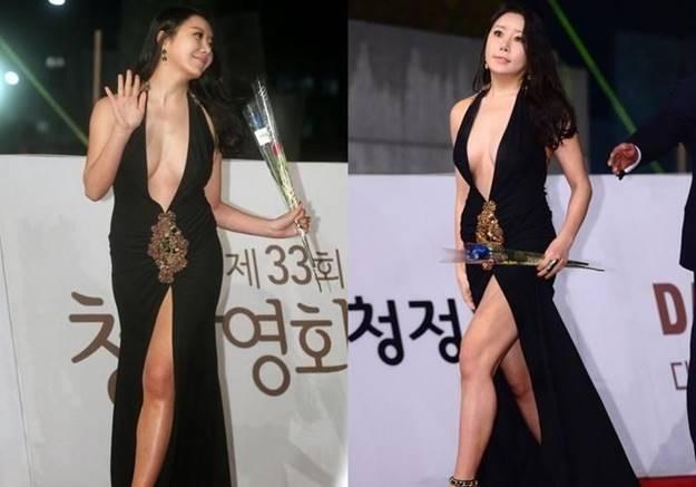 Top những bộ trang phục thị phi nhất thảm đỏ Hàn Quốc-4