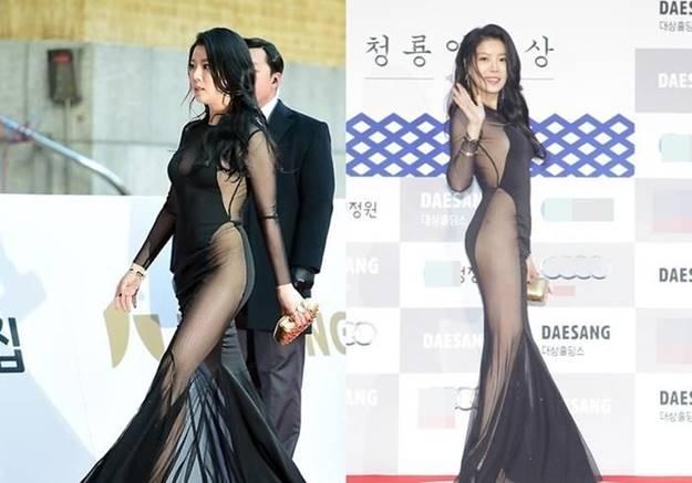 Top những bộ trang phục thị phi nhất thảm đỏ Hàn Quốc-5