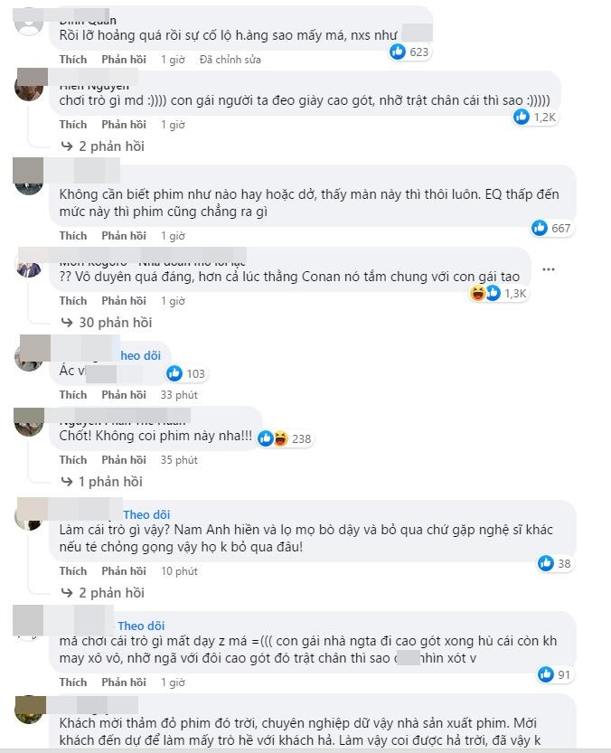 Nam Anh ngã nhào lộ hàng vì bị dọa, netizen đòi tẩy chay phim-5