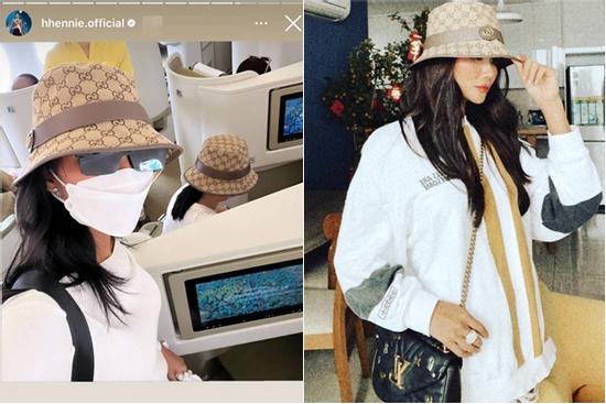 H'Hen Niê gặp 'bản sao' ngay trên máy bay làm netizen cười ngất