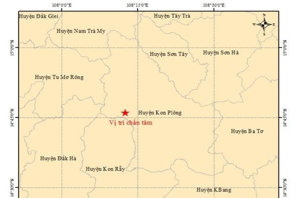 Chưa tới nửa ngày, Kon Tum ghi nhận liên tiếp 12 trận động đất-1