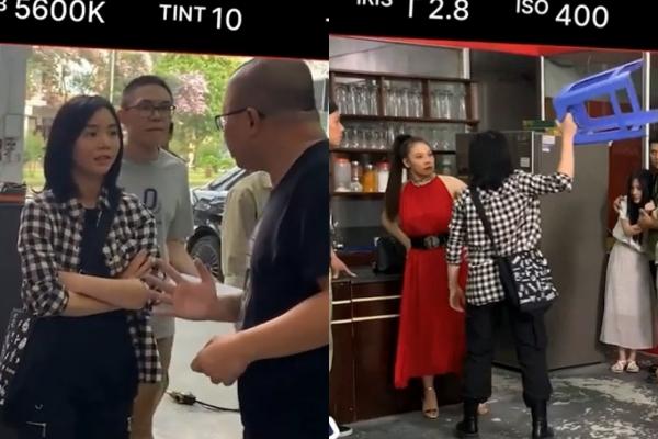 Hậu trường Quỳnh Kool đánh ghen, tát chị đường đến nỗi bầm dập tay chân-2