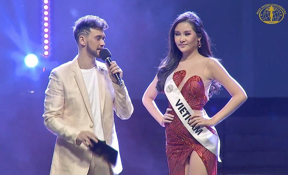 Thi đấu Miss Intercontinental 2018 là Lê Âu Ngân Anh - Hoa hậu Đại dương 2017. Cô được đặc cách vào thẳng top 6 ứng xử nhờ thắng giải bình chọn từ khán giả. Sau đó, người đẹp cán đích ở vị trí Á hậu 4.