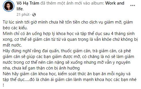 Võ Hạ Trâm dội nước lạnh vào hội chị em bán đồ giảm cân-2