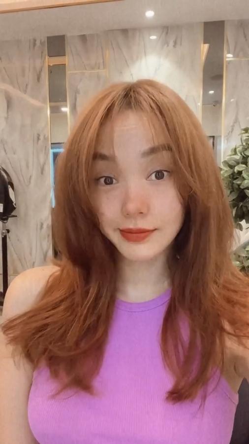 Minh Hằng đổi màu tóc y hệt túi xách 130 triệu đồng-4