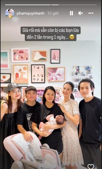 Phạm Quỳnh Anh cho 3 ái nữ lên sóng, kể bị lừa ngày sinh nhật-4