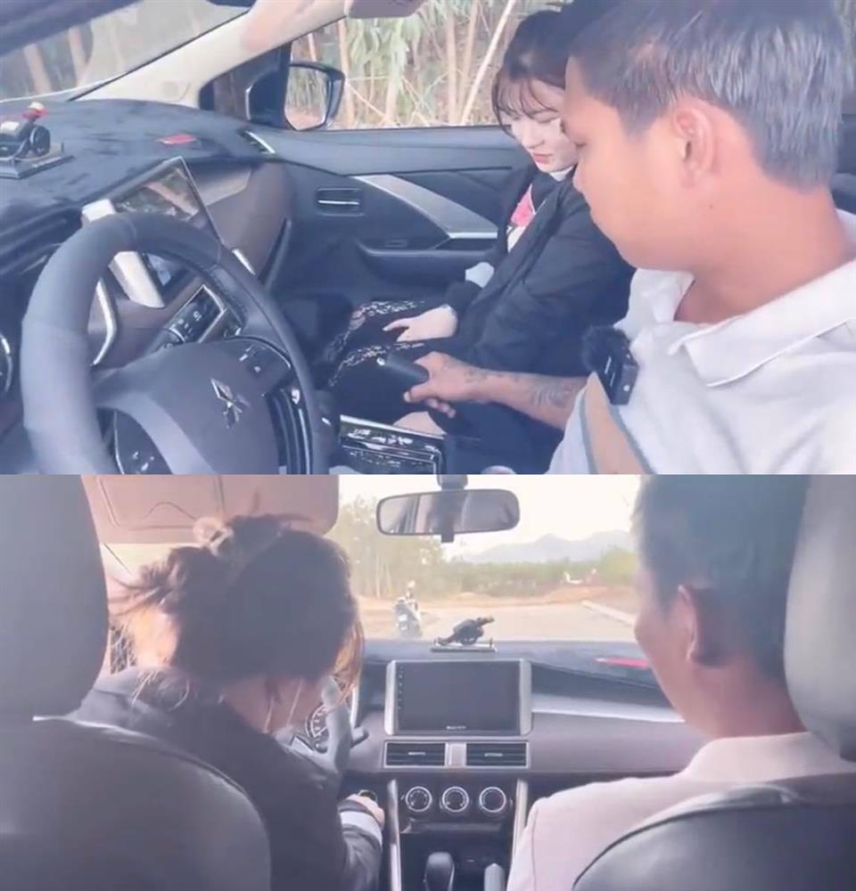 Lộc Fuho ngồi bên vợ xinh trong xe ô tô, clip mới gây tranh cãi-1