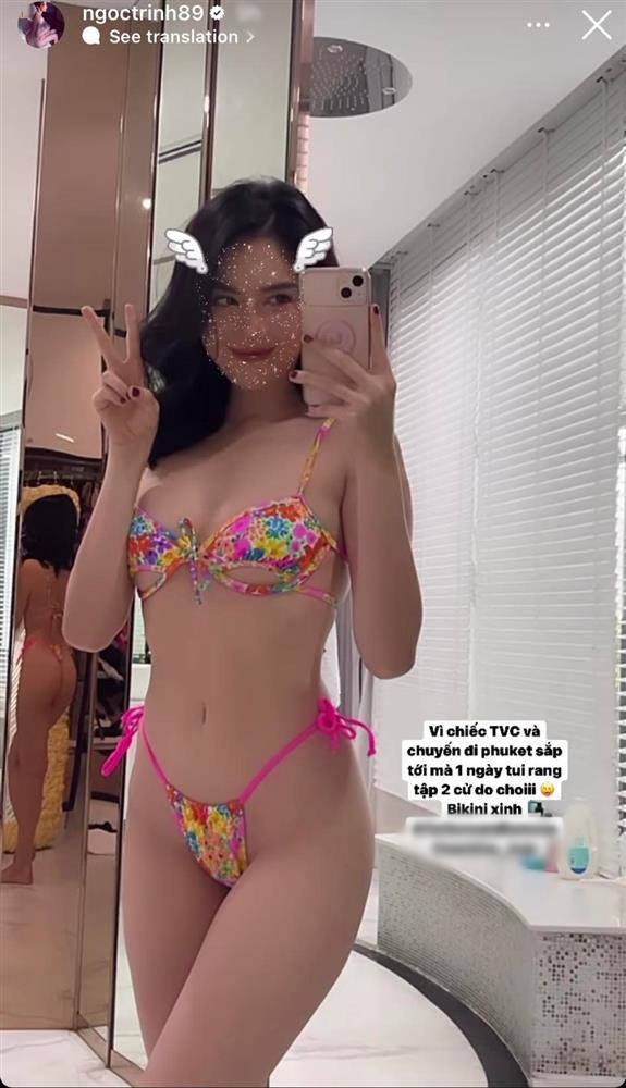 Ngọc Trinh mặc bikini vẫn tắt điện trước HHen Niê-1