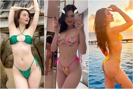 Ngọc Trinh mặc bikini vẫn 'tắt điện' trước H'Hen Niê