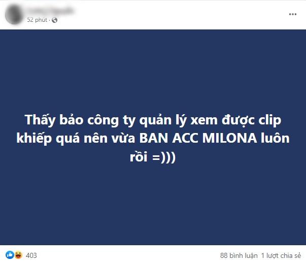 Quản lý từ chối tiếp quản MILONA giữa ồn ào đưa mồm đi chơi xa-2