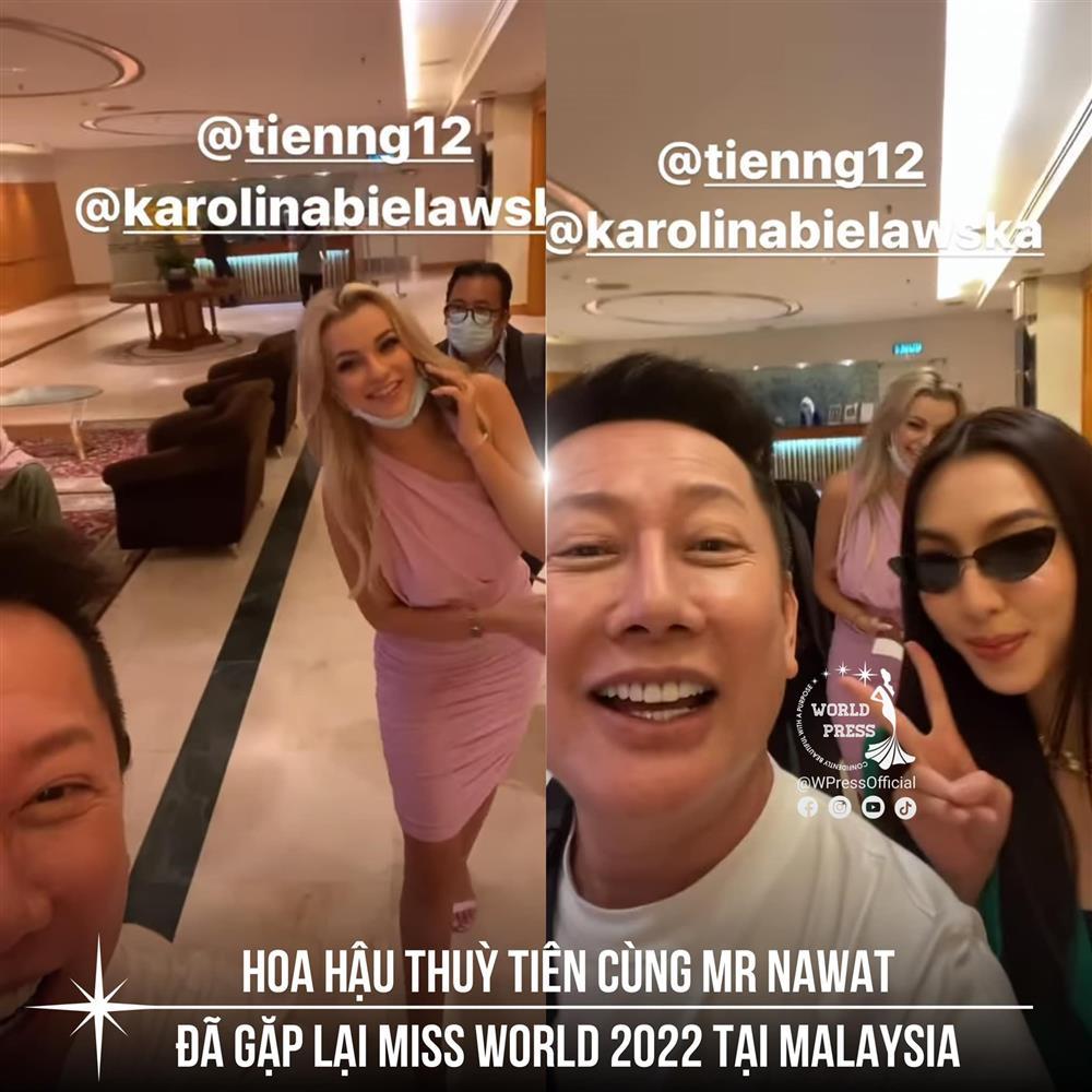 Thùy Tiên gặp lại đương kim Miss World, nhan sắc có vượt nổi?-1