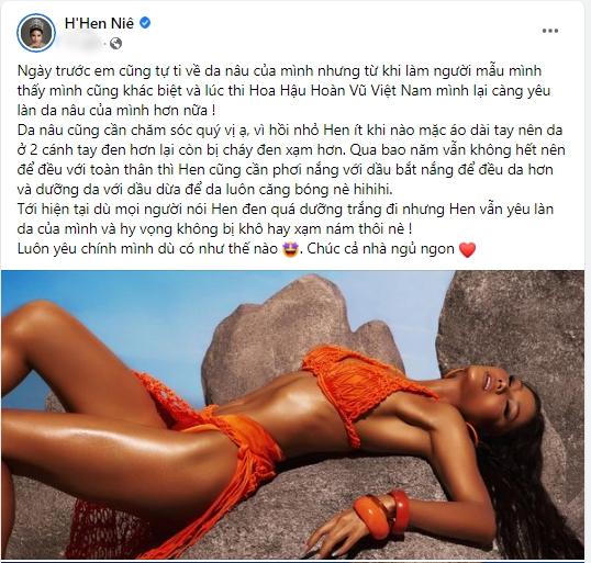 HHen Niê lên tiếng chuyện màu da sau lùm xùm chiếm đoạt văn hóa-1