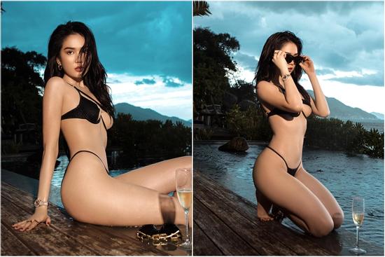 Ngọc Trinh mặc bikini 'có như không' hở bạo nhất từ trước đến nay