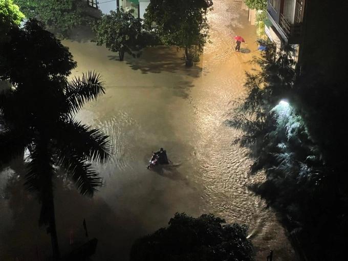 Bão Maon quật đổ cây xanh ở Quảng Ninh, Hải Phòng ngập nhiều tuyến phố-2