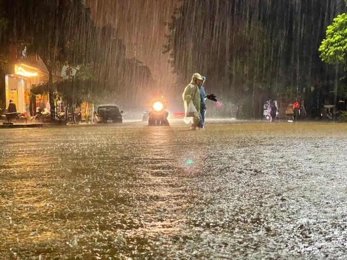 Bão Maon quật đổ cây xanh ở Quảng Ninh, Hải Phòng ngập nhiều tuyến phố-5