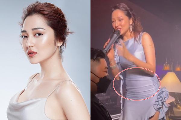 Bảo Anh bị dàn bảo vệ an ninh kéo tay di chuyển ra về sau đêm diễn-7