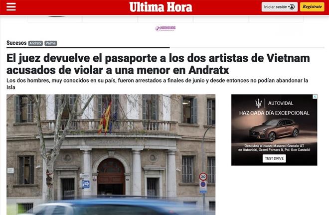 Luật sư của 2 nghệ sĩ bị tố hiếp dâm ở Tây Ban Nha thông báo tin mới-1
