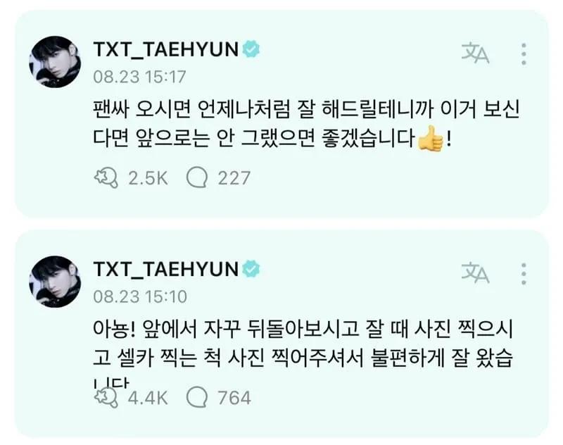 Chuyện ngược đời: Thành viên TXT bị chỉ trích vì thái độ với fan cuồng-2