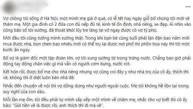 Vênh mặt cãi mẹ chồng, cô vợ tiểu thư lĩnh chọn cái tát của chồng-1