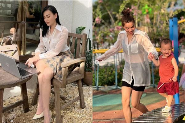 Phương Oanh Quỳnh Búp Bê - Hà Hồ trùng hợp thời trang bất ngờ-11