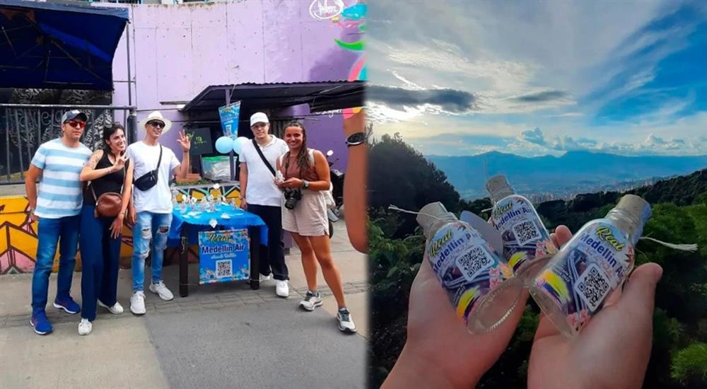 Kiếm bộn tiền từ trò bán chai không khí sạch cho du khách-5