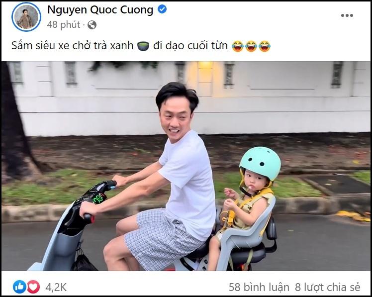 Cường Đô La chở trà xanh dạo phố, bị nhắc vi phạm giao thông-4