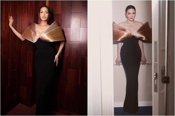 Ngọc Châu mặc lại váy hụt của Lý Nhã Kỳ ở LHP Cannes 2022-9