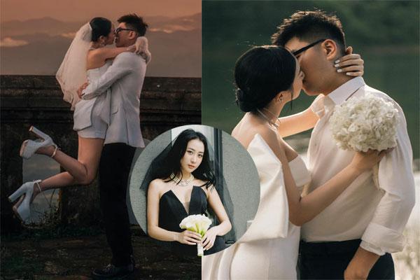 Hot girl Kiều Ly thử váy cưới phát sáng trong đêm đen-9