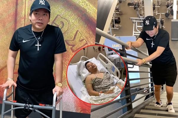 Sức khỏe Khoa Pug bị ảnh hưởng hậu kéo chân lên 1m75-7