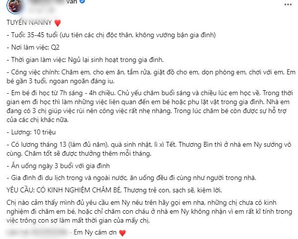 Con dâu trùm điện tử Sài Gòn 5 lần 7 lượt tuyển bảo mẫu-1