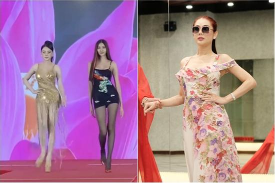 Lâm Khánh Chi catwalk 2 hàng, 'cặp giò' có đọ được Hoàng Thùy?