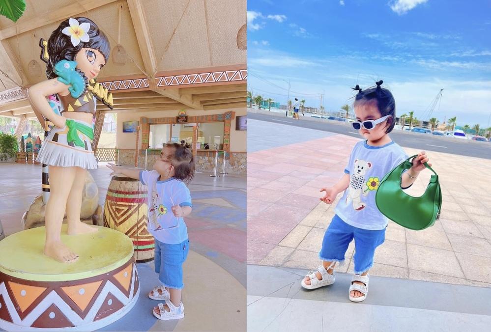 Lần đầu xuất ngoại, biểu cảm tấu hài siêu yêu ái nữ nhà Mạc Văn Khoa-1