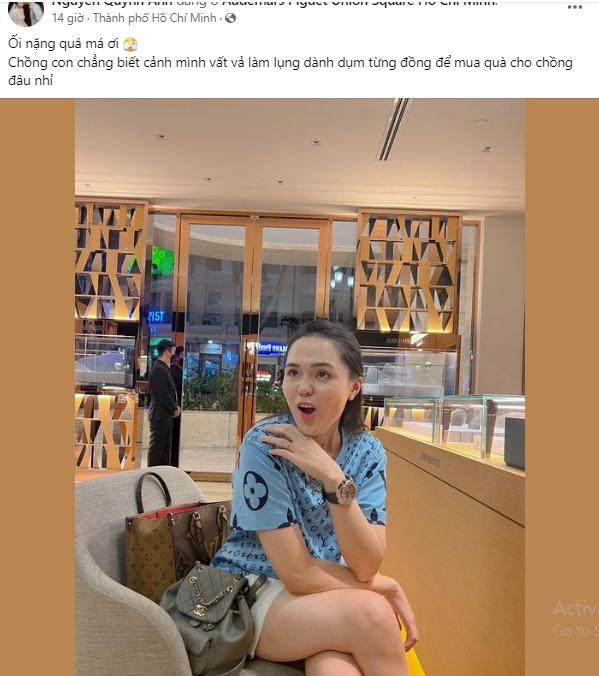 Bà xã dát hàng hiệu đi mua đồng hồ đắt đỏ tặng Duy Mạnh-1