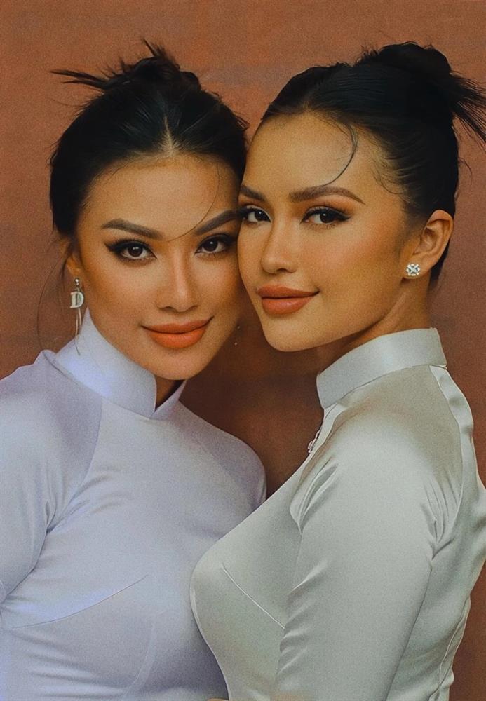 Kim Duyên - Ngọc Châu mặc áo dài cũng khiến tranh cãi xôn xao-8