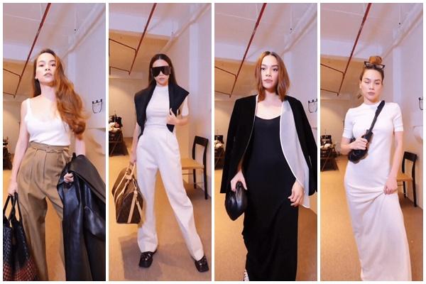 Hồ Ngọc Hà khoe trình mix 7 outfit nhung đen mà không hề già-8