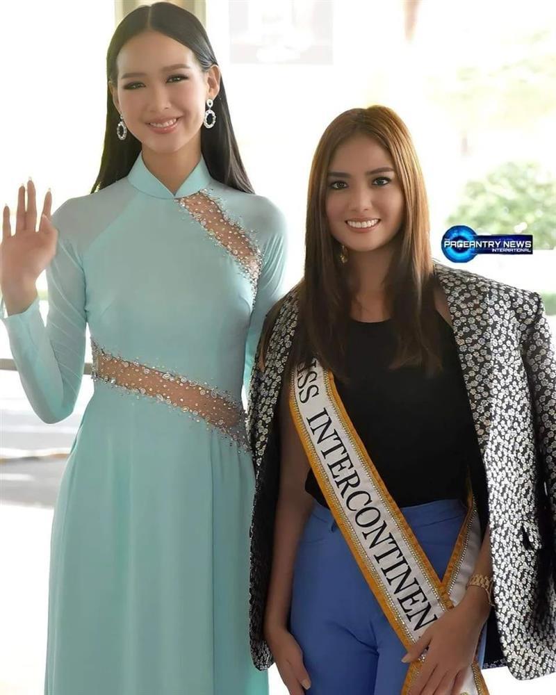 Á hậu Bảo Ngọc vượt trội chiều cao so với Miss Intercontinental-4