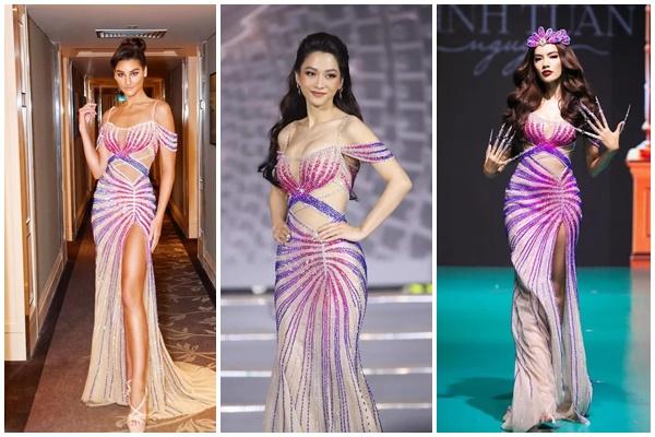 Đụng hàng tháng 8: Ngọc Trinh cân đẹp cả Hoa hậu, Á hậu-10