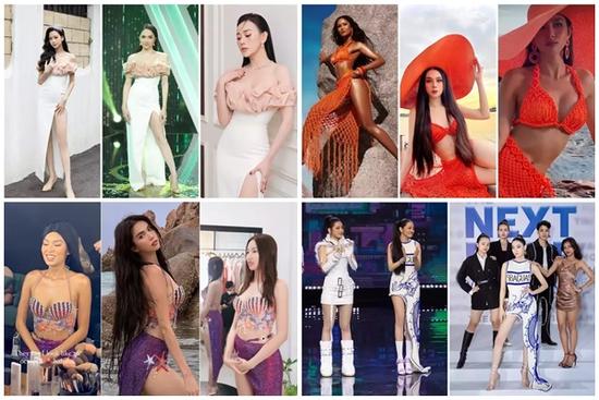 Đụng hàng tháng 8: Ngọc Trinh cân đẹp cả Hoa hậu, Á hậu